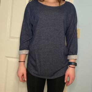 H&M 3 quarter sleeve shirt🍇